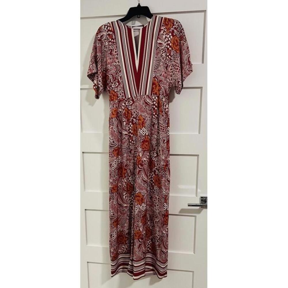 $595 Elie Tahari The Ines Silk-Blend Jumpsuit Women's Size 4 - Picture 6 of 7